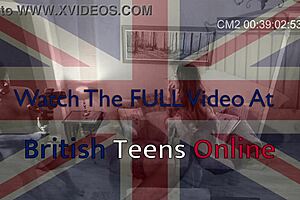 British Blonde Teen Swallows Hot Cum Load