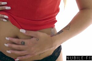 Cassidy Banks Delights in Titty Play and Cowgirl Ride