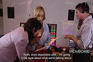 i crave every bimbo secretary like rachel ramsey at the office - mombored