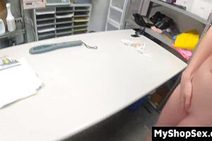 jovan jordan busts jane rogers stealing then fucks her tight pussy