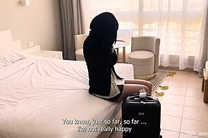 oops first business trip and boss rips clothes destroying my ass on his cock