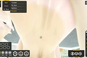 Wet pussy assfucking leads to explosive cumshot in naughty sex game