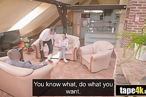 stranger bangs hot young trophy wife for cold cash