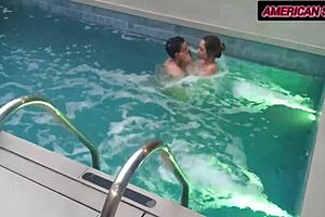 motel escape sparks poolside calm after heated tension