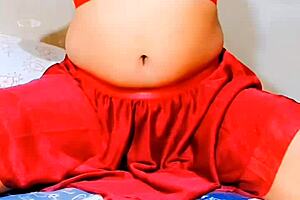 Humiliated shemale sissy drenches body in piss