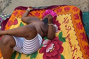 chatting intimately about pleasuring her in bed all night long