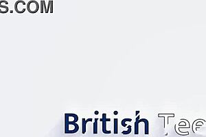 British Blonde Teen Swallows Hot Cum Load