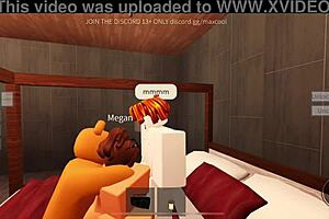 Megan rides hard cock bouncing big tits before cum explosion on them