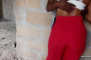 Curvy Ebony Whore Fucks Monster Black Cock Like Pro Slut