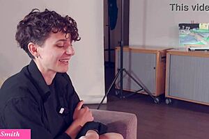 dominant lesbian slaps submissive jeny smith's big ass but seduction takes over