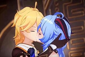 ganyu from genshin impact unleashes wild cum-soaked hentai passion