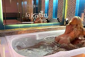 Fucking This Colombian Babe in the Jacuzzi! I Cum Deep in Her Tight Pussy Underwater!