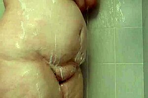 uhh im teasin my big tits n ass in the shower yknow