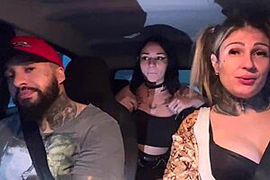 App Driver Gifts Petite Passenger Breast Suck and Fuck