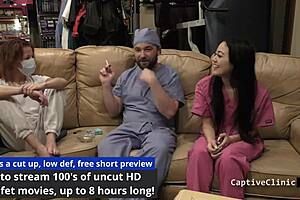 Yo blaire celeste screams in latex bdsm backstage as her shaved pussy gets slapped hard