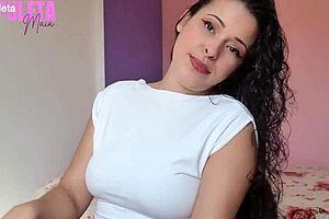 My Naughty Latina Neighbor's Dirty Talk Guides Explosive Handjob Cumshot