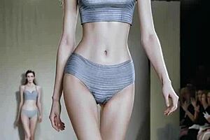 AI Generated Lingerie Beauties Dominate the Fashion Runway!