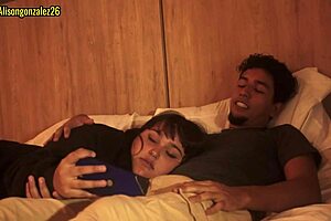 Chubby Argentinian deepthroats cock during movie close call