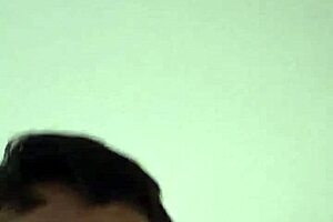 Native American babe gulps huge cock with balls-deep swallow!