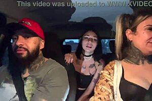 App Driver Gifts Petite Passenger Breast Suck and Fuck