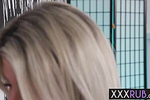 big tits blonde milf taylor wild rides monster cock after nuru massage 💦🍆