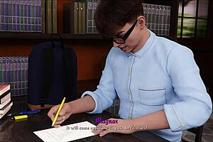 brunette dives deep into erotic game with sexy dik route thrills!