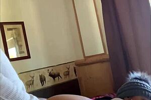 sexy ebony snowbunny worships bbc with sloppy deepthroat and doggystyle pounding