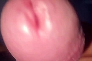 watch this intense amateur handjob explode with hot cumshot!