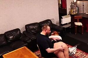 security cam catches wild office quickie with ripped clothes