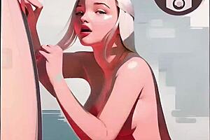 cute babe teases with slow seductive oral blowjob pleasure