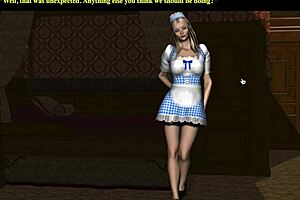 Lets join blonde redhead big tits threesome blowjob cumshot play Nelana ending