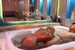 Fucking This Colombian Babe in the Jacuzzi! I Cum Deep in Her Tight Pussy Underwater!