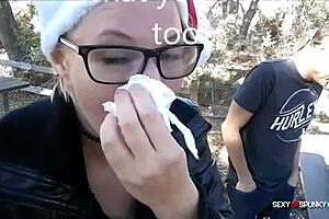 why save all these christmas facials & swallows for one hot compilation?