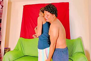 sistya's cute stockings tease leads to intense ass adventure