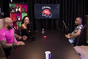 Financially Robbed Brunette Craves Big Black Cock in Sheer Red Lingerie