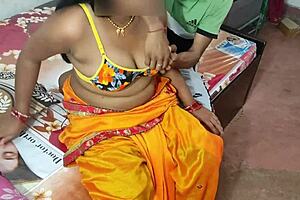 indian babe bends over kitchen counter for hardcore doggystyle pounding