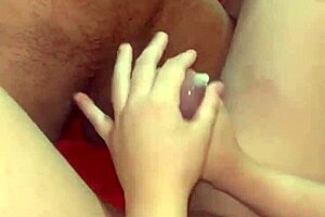 jerking my cuck while friend preps ass pussy for interracial anal fuck