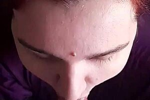 curvy european bbw worships monster cock with deep sucks ending in explosive facial