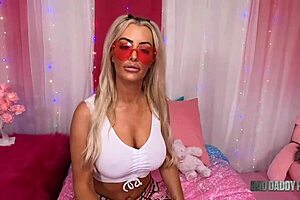 Busty Blonde Linzee Ryder Deepthroats For Taboo Cumshot