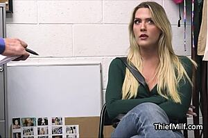 mall cop sniffs milf panties then fucks her hard 😈🍑