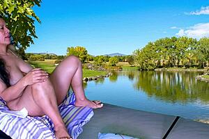 Preview teases Agarabas and Olpr outdoor barbeque sex