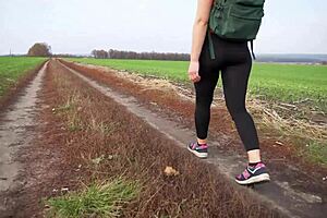 Milf Sways Teasing Juicy Ass in Tight Black Tights