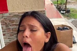 scort sucks me off in public for just 30 bucks 😈 crazy latina action