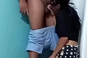 hey, check out this skinny 20yo schoolgirl getting doggy pounded standing