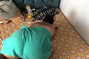 colombian milf's tight ass ripped open by monster cock anal creampie