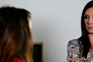 classy milf cheerleader laps teen babe's wet pussy in full storyline lickfest