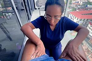 stepmom's HUGE TITS bounce while she rides cock hard 😈🍑