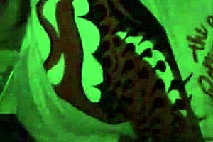 A big black ass bounces wildly on hood white guy inside moving car