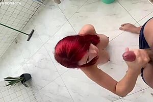 i hired this maid her ass delicious now she's drenched