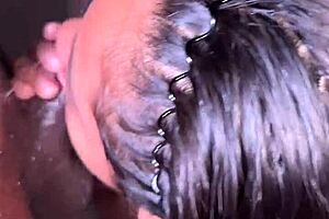 hey babe, watch me slobber all over this huge bbc before work slurp slurp